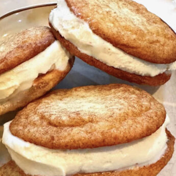 Snickerdoodle Ice Cream Sandwiches